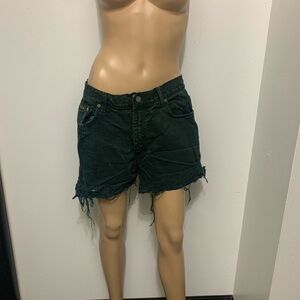 Women’s GREEN vintage CK highrise short